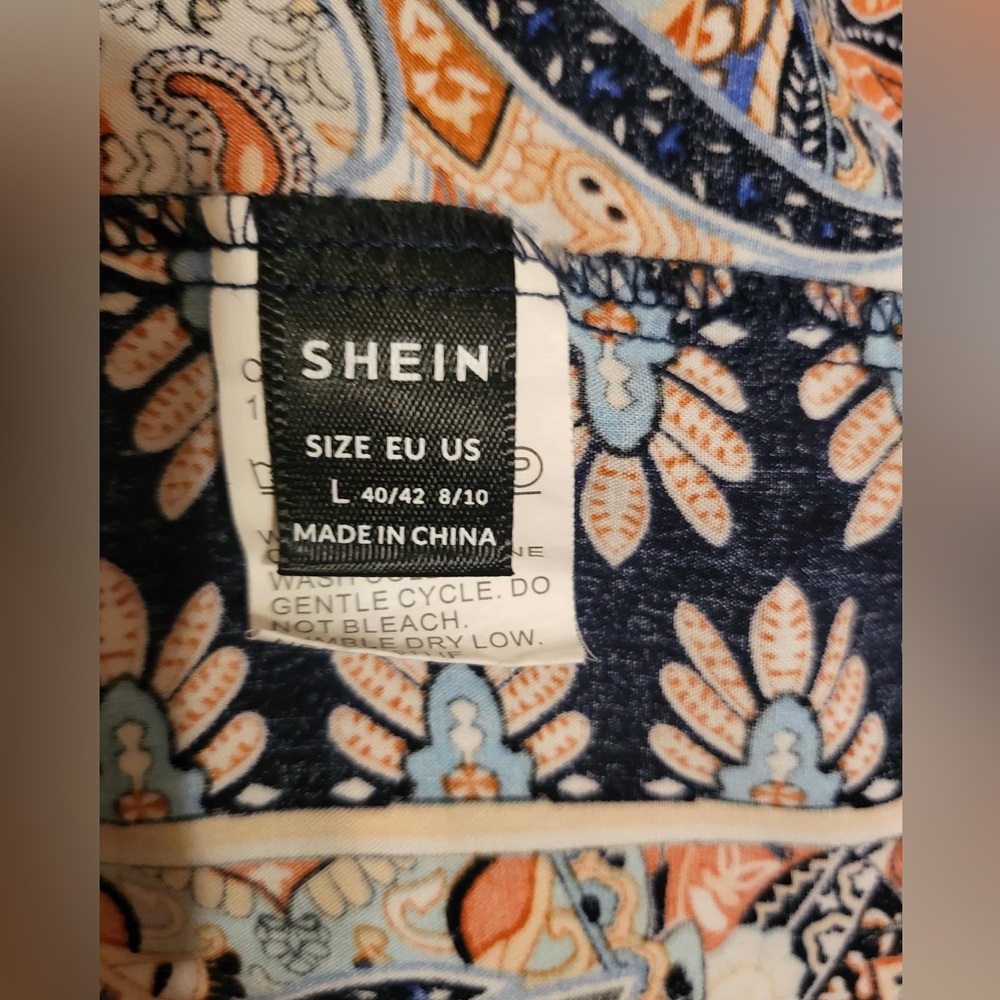 SHEIN Multicolor Paisley Kimono - Picture 2 of 5